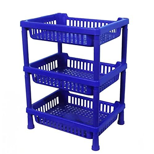 3-Tier Plastic Storage Rack